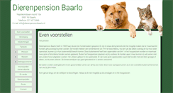 Desktop Screenshot of dierenpensionbaarlo.nl